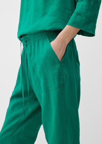 s.Oliver Tapered Trousers in Green