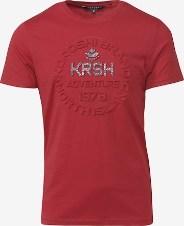 KOROSHI - Camisa em vermelho: frente