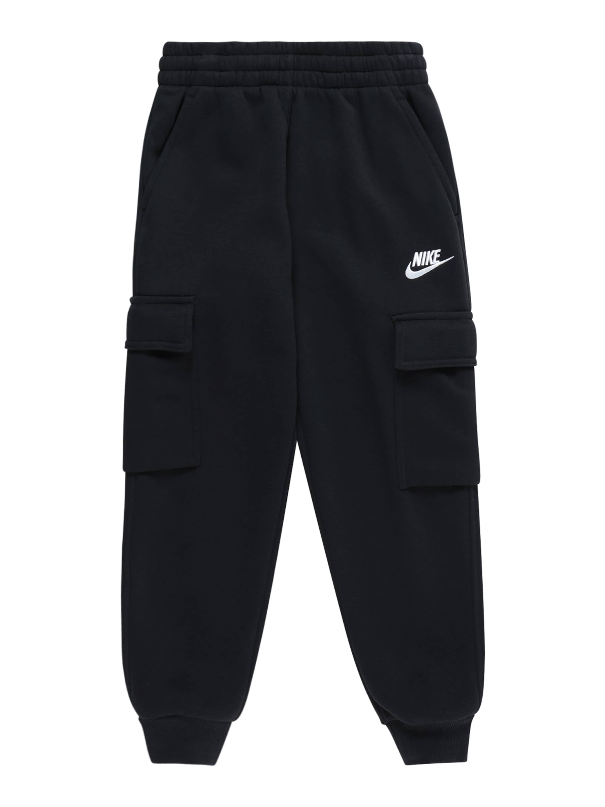 Nike Sportswear Tapered Housut värissä musta: etupuoli