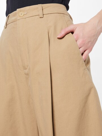 DRYKORN Loosefit Bundfaltenjeans 'ACCEPT' in Beige