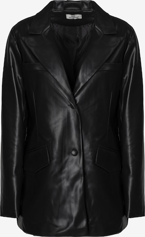 Blazer 'Faux' Influencer en noir : devant