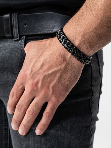SERASAR - Pulsera 'Steel' en negro