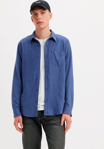 LEVI'S ® Regular fit Button Up Shirt in Blue: front