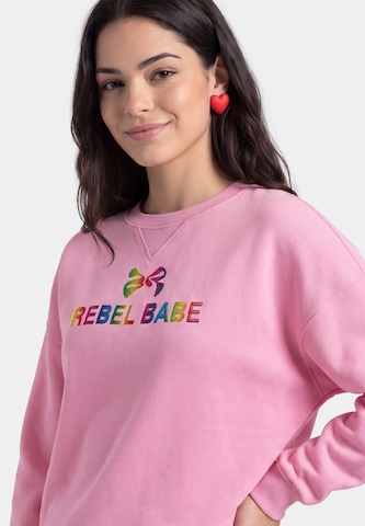 MYMO - Sweatshirt em rosa