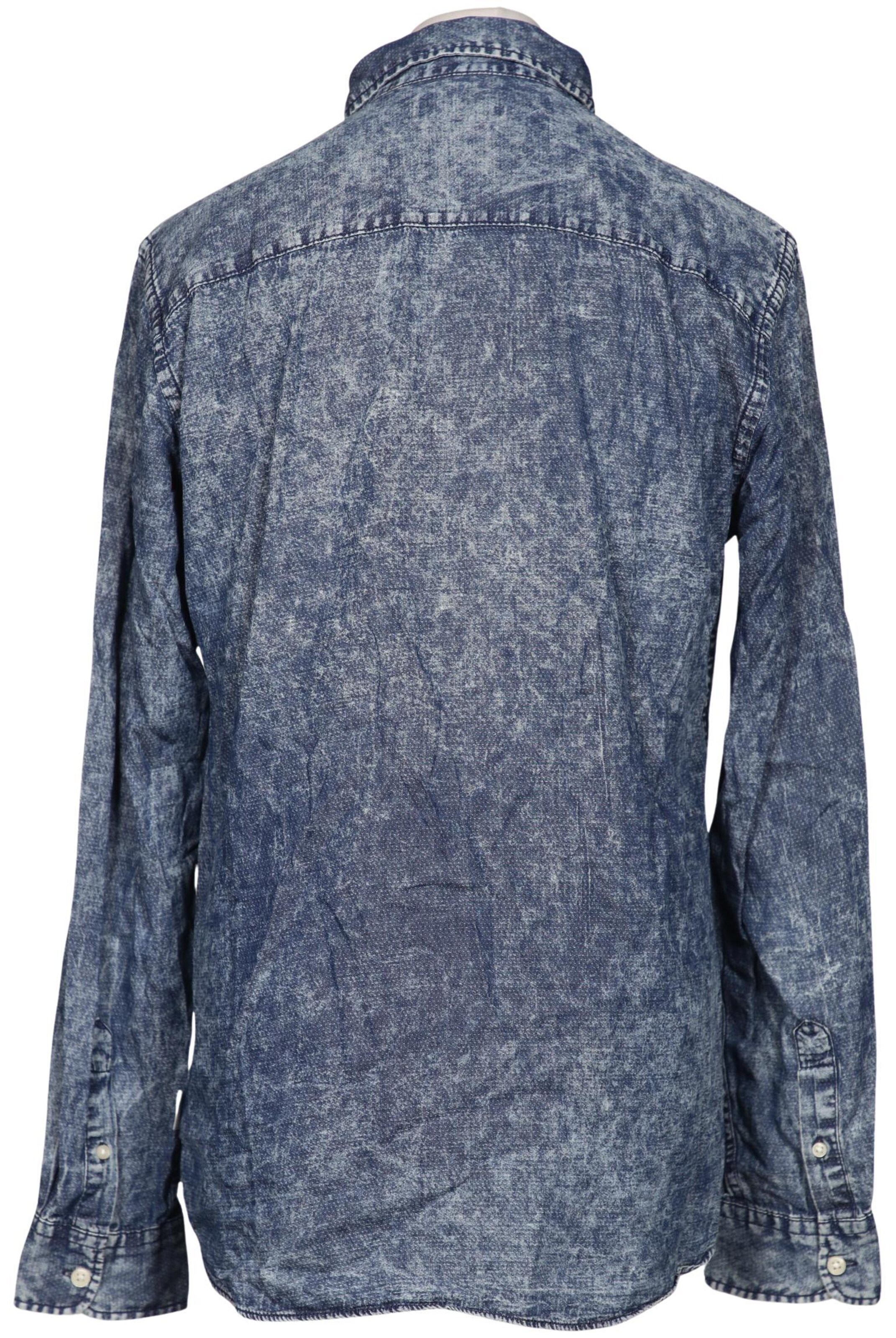 JACK & JONES Button Up Shirt in L in Blue