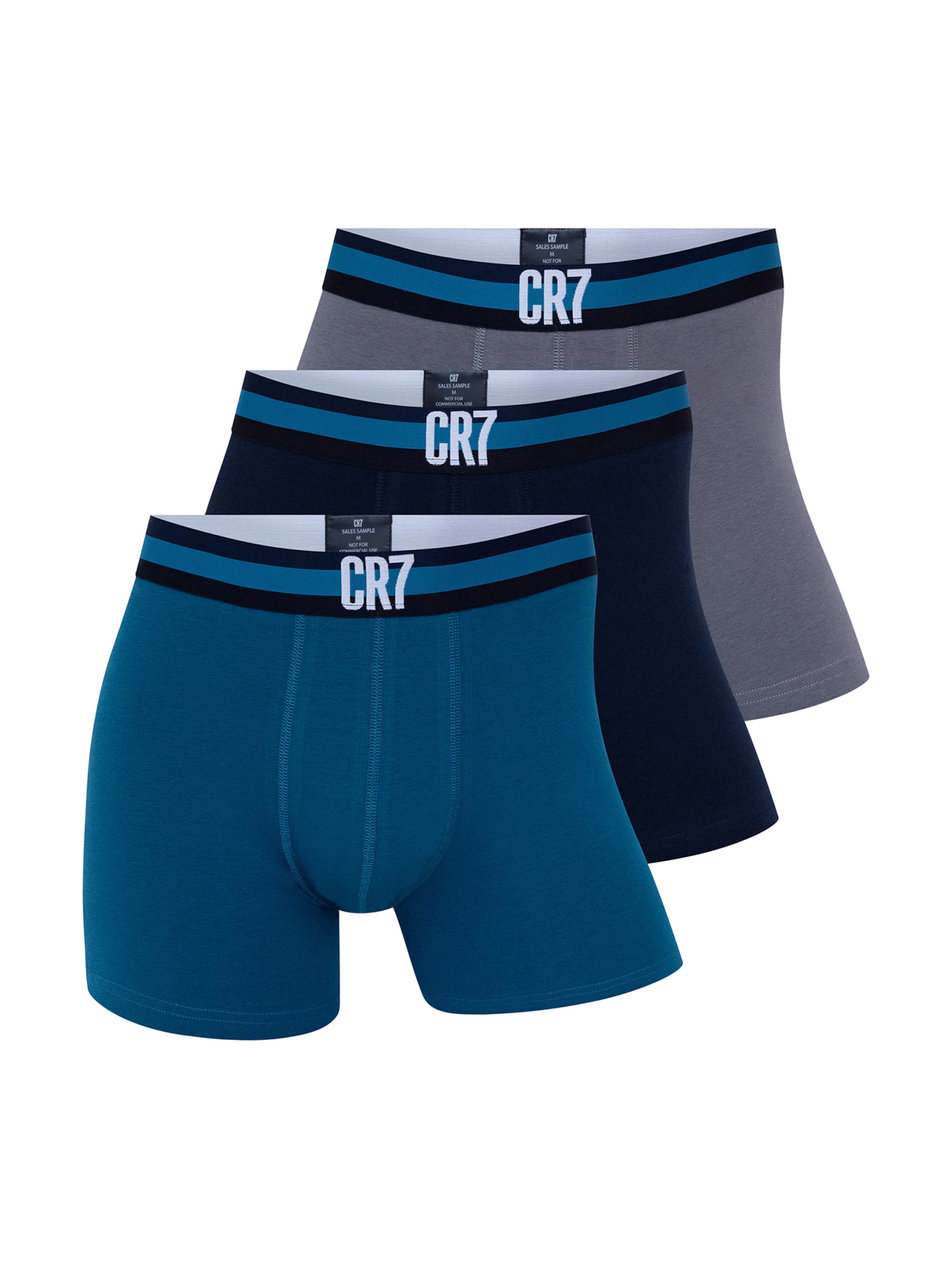 Boxers ' BASIC ' CR7 - Cristiano Ronaldo en mélange de couleurs : devant