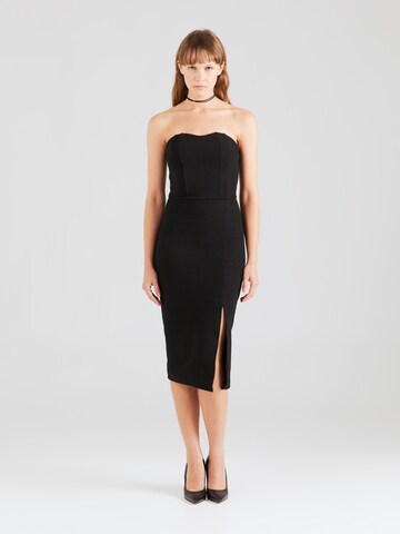 Robe de cocktail 'LYKKE' WAL G. en noir : devant