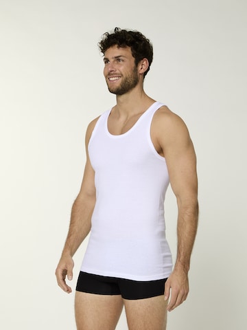 Maillot de corps ' Basic Alltag Tanktop ' Nur Die en blanc : devant