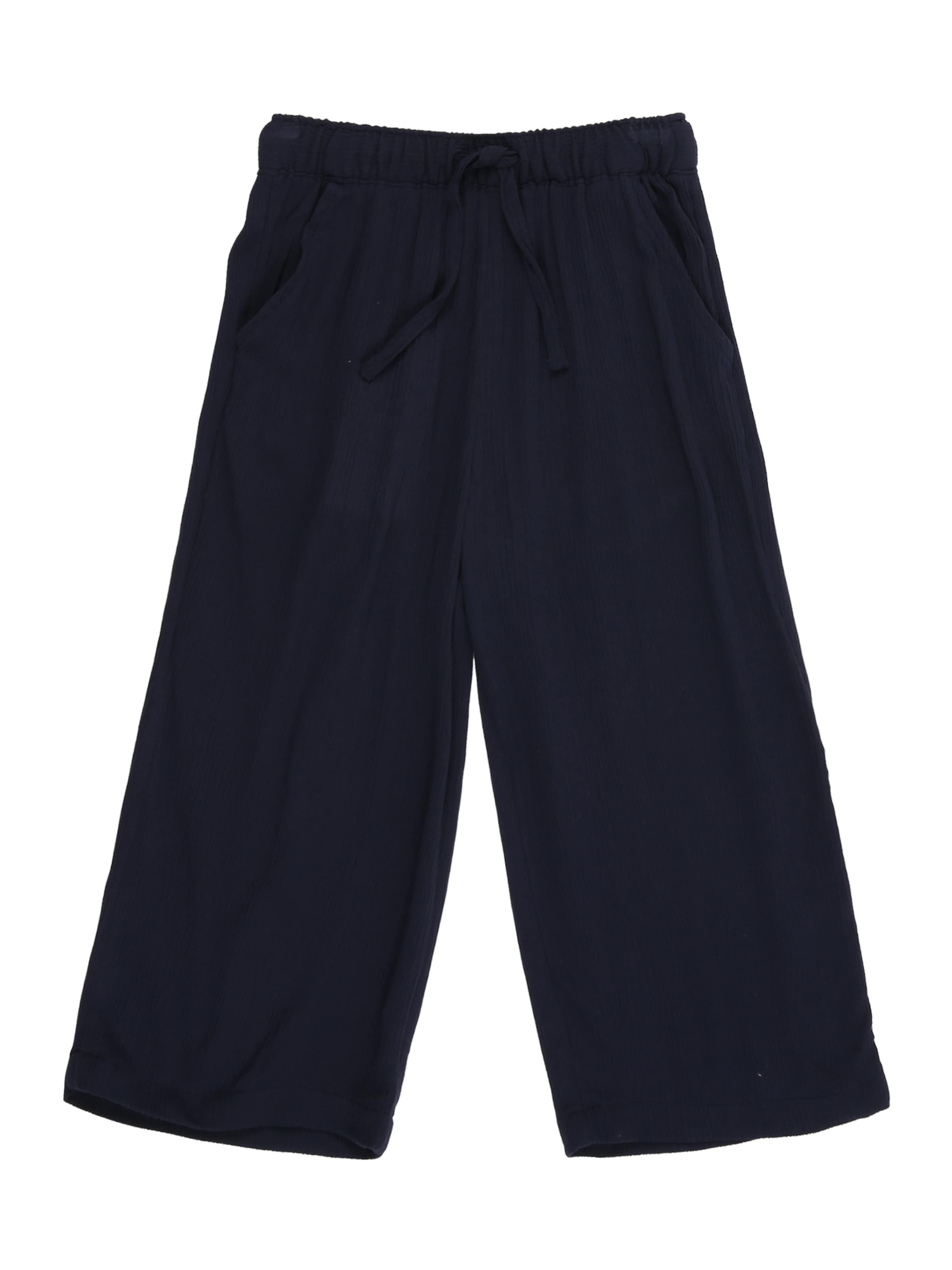 s.Oliver Wide leg Broek in Blauw: voorkant