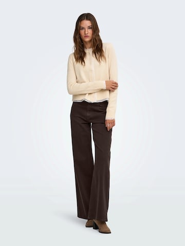 ONLY Strickjacke 'ONLRINE' in Beige
