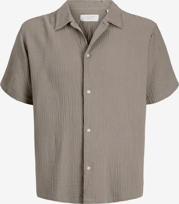 JACK & JONES Button Up Shirt 'JORNantucket' in Green: front