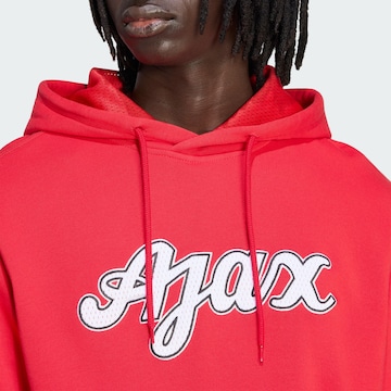 ADIDAS PERFORMANCE Sports sweatshirt 'Ajax Amsterdam US' in Red