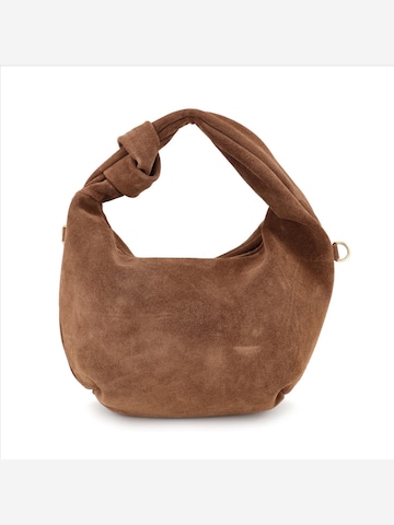 Brise Schultertasche 'Polina' in Grau: Vorderseite