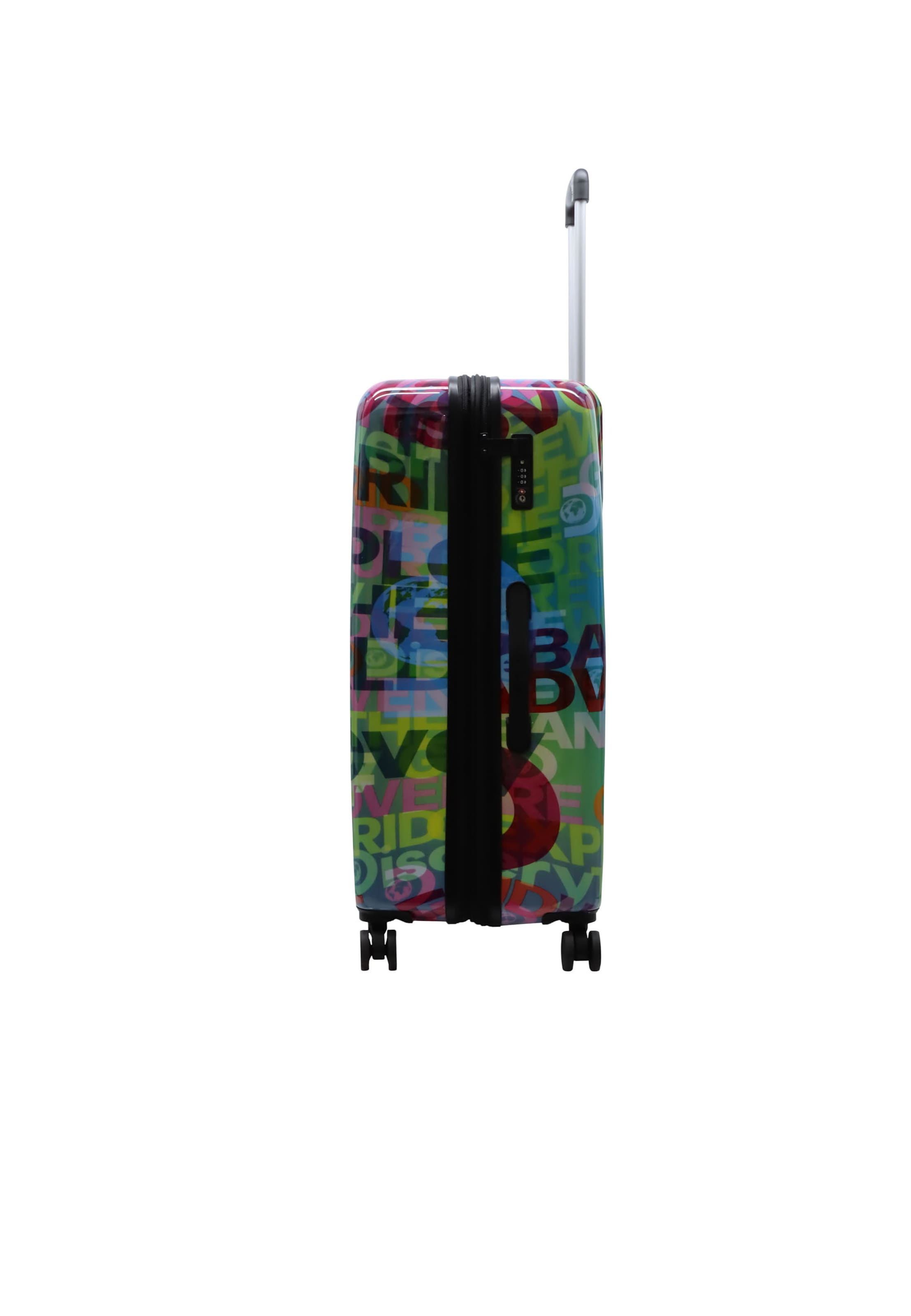 Discovery Suitcase 'EXPLORE THE WORLD' in Mixed colors