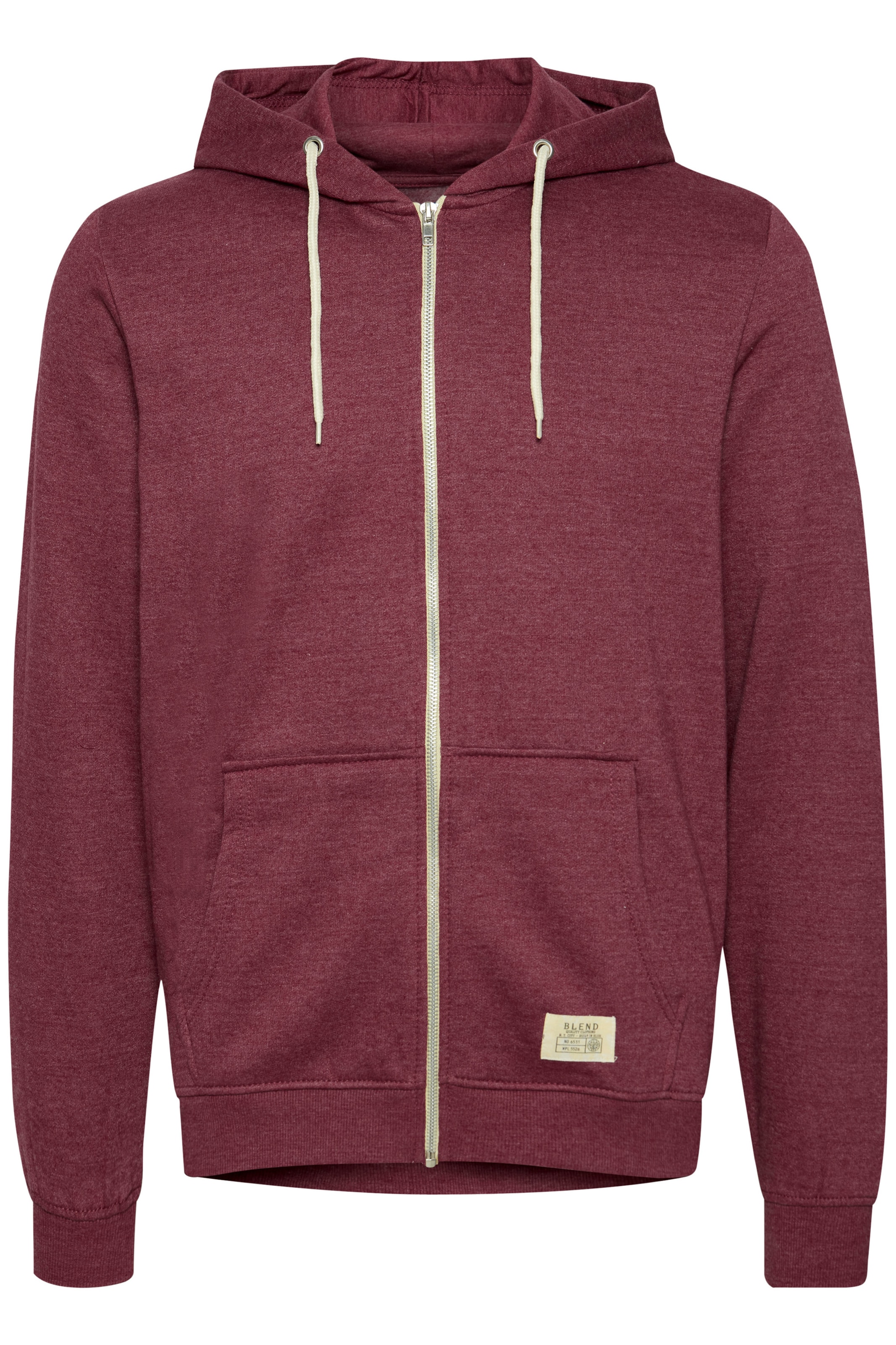 BLEND Суичъри с качулка 'Noah' в червено: отпред