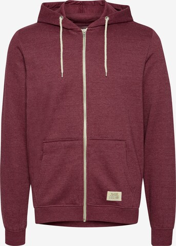 BLEND Zip-Up Hoodie 'Noah' in Red: front