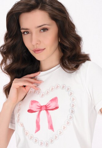 T-shirt faina en blanc