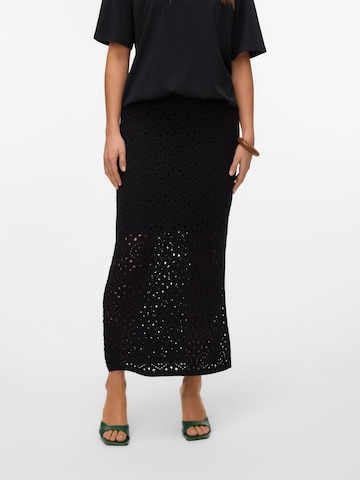 VERO MODA Rok 'BERRY' in Zwart: voorkant