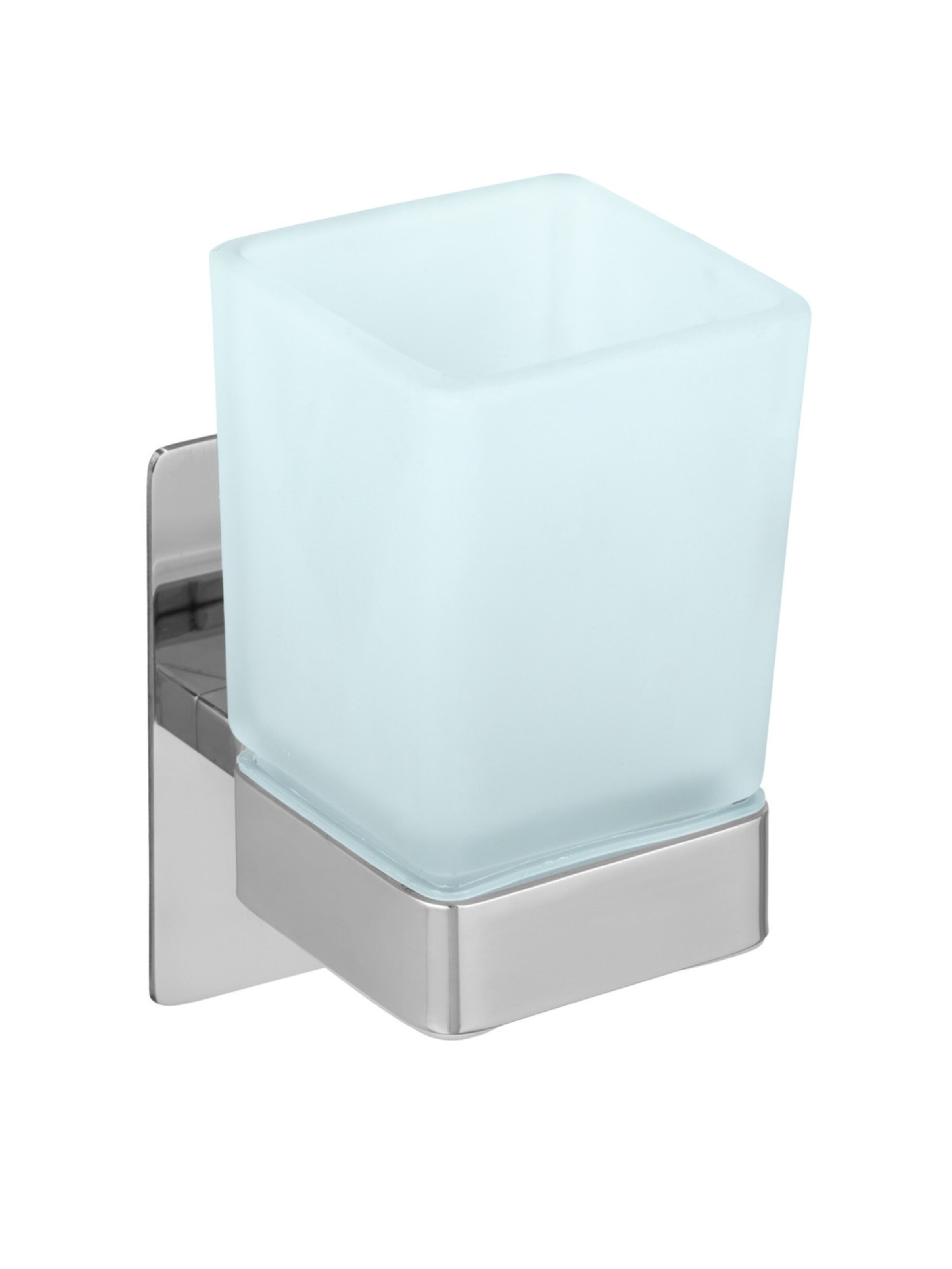 Wenko Zahnputzbecher in Silber: Vorderseite