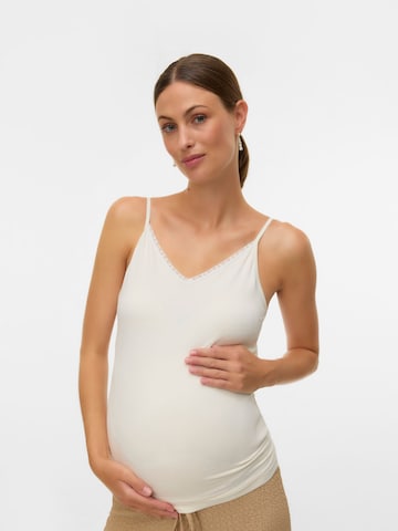 MAMALICIOUS Onderhemd in Wit: voorkant