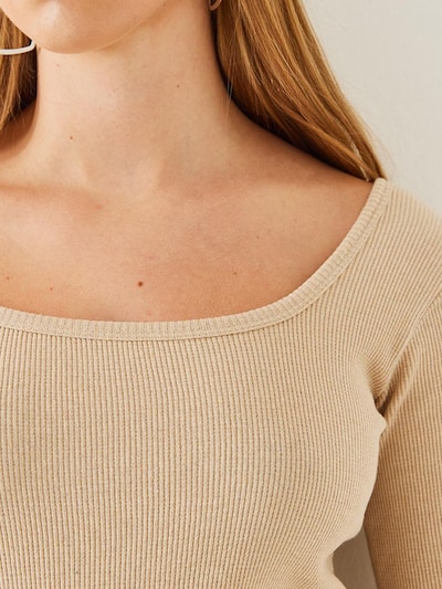 Bianco Lucci Robe en beige, Vue avec produit