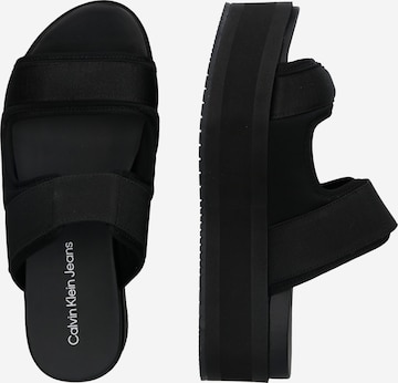 Calvin Klein JeansNatikače s potpeticom - crna boja