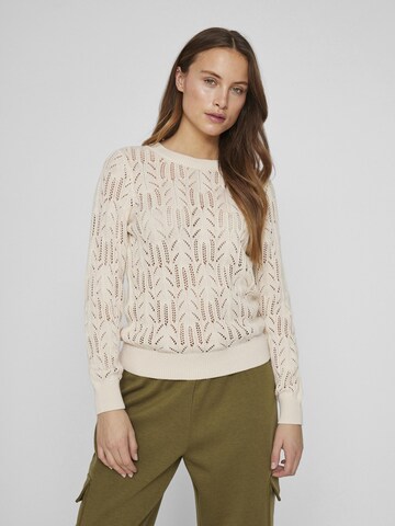 VILA Sweater in Beige: front