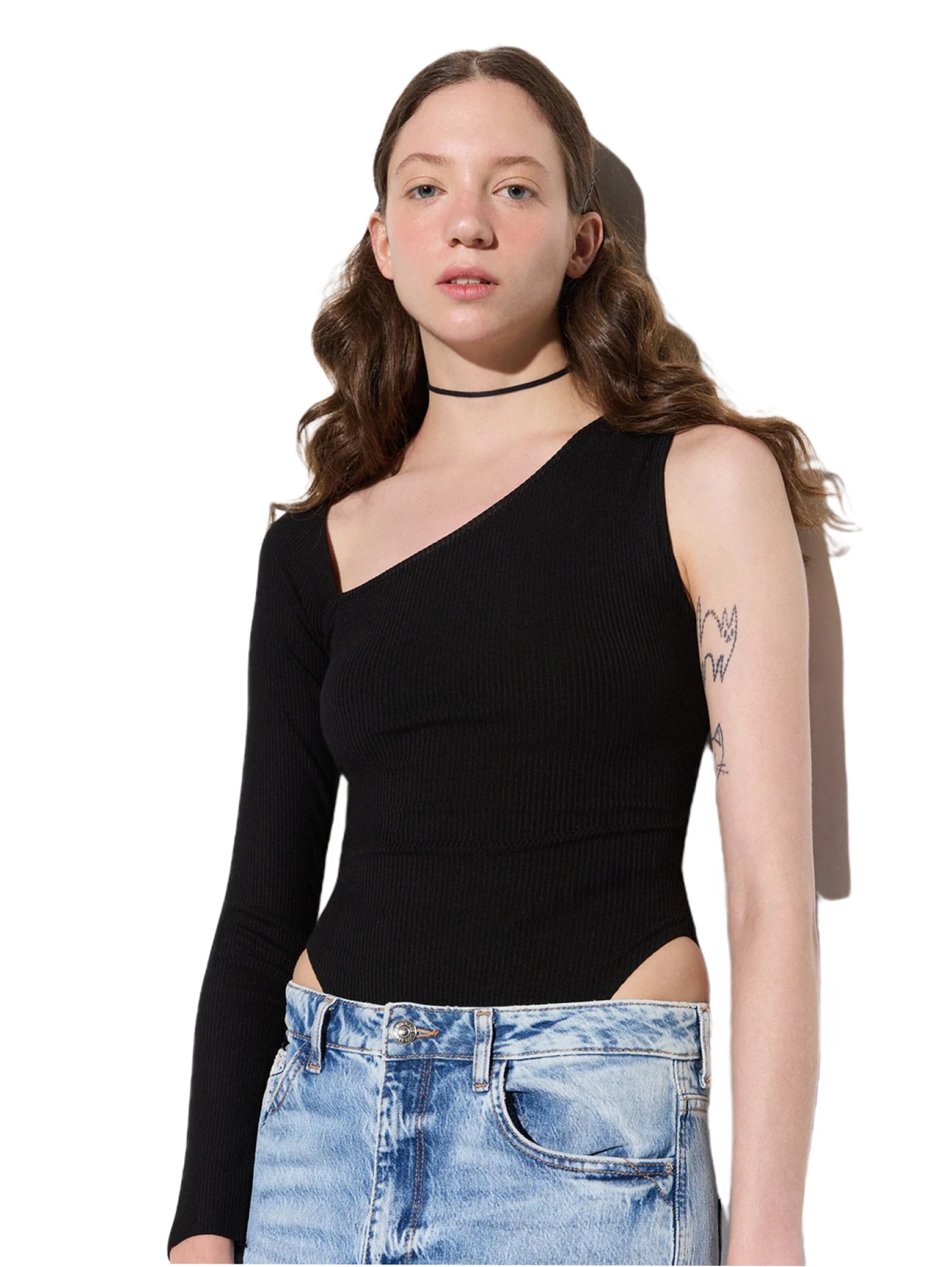 No Matter What Shirtbody in Schwarz: Vorderseite
