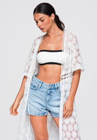 Cardigan 'OW-SW-E0001' Ombre en blanc