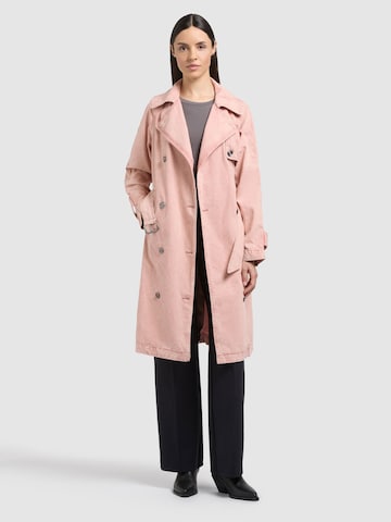 Manteau mi-saison 'ENZA' khujo en rose