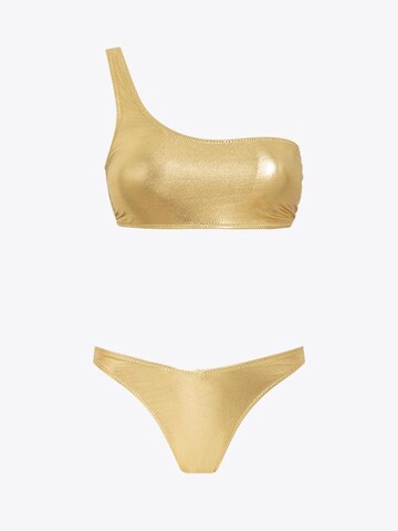 Rivus Bandeau Bikini in Yellow