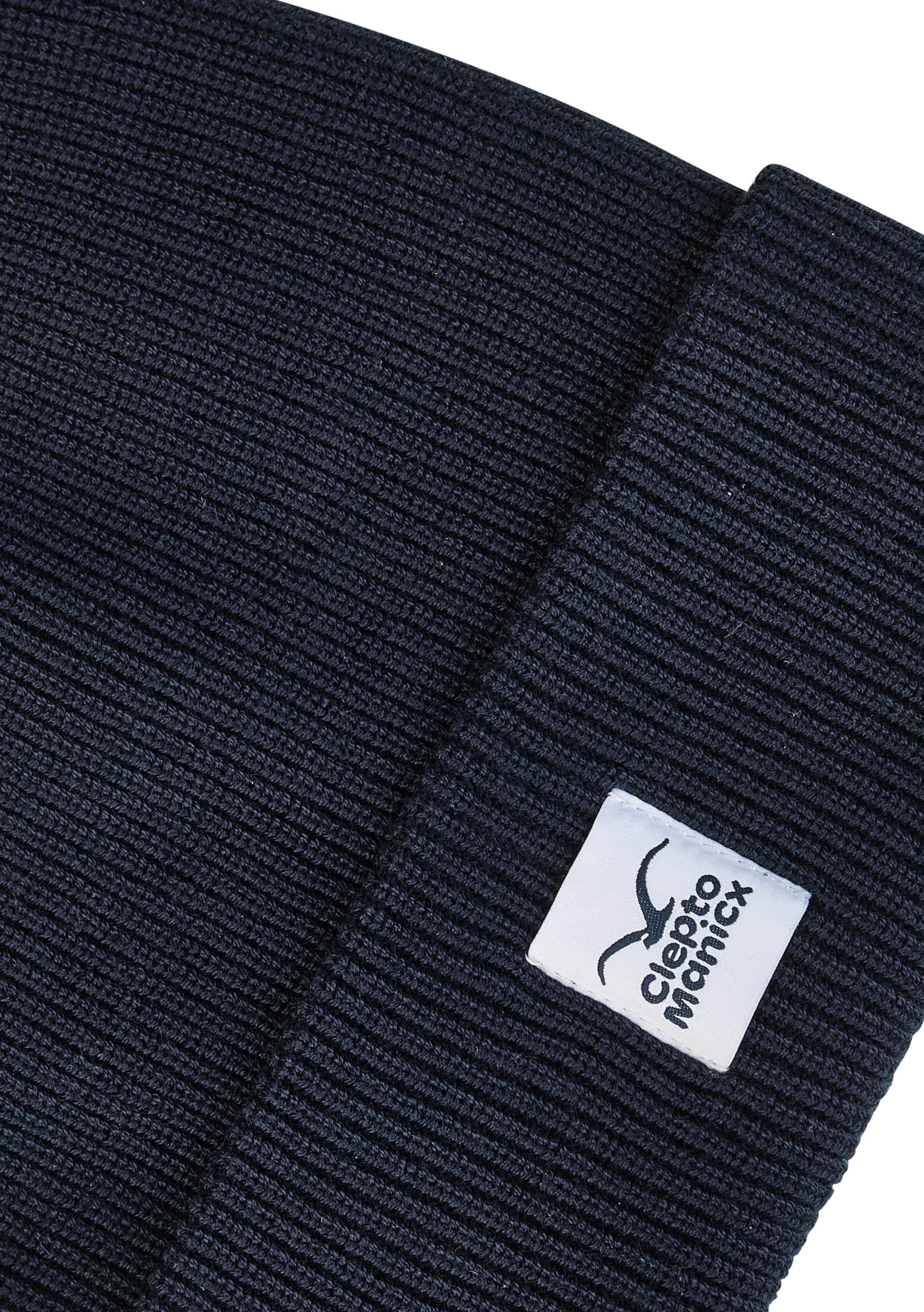 Cleptomanicx Beanie 'CI' in Blue