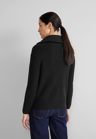 STREET ONE Pullover in Schwarz