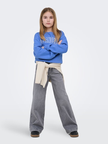 ONLY GIRLS Wide Leg Jeans 'KOGNew' i grå