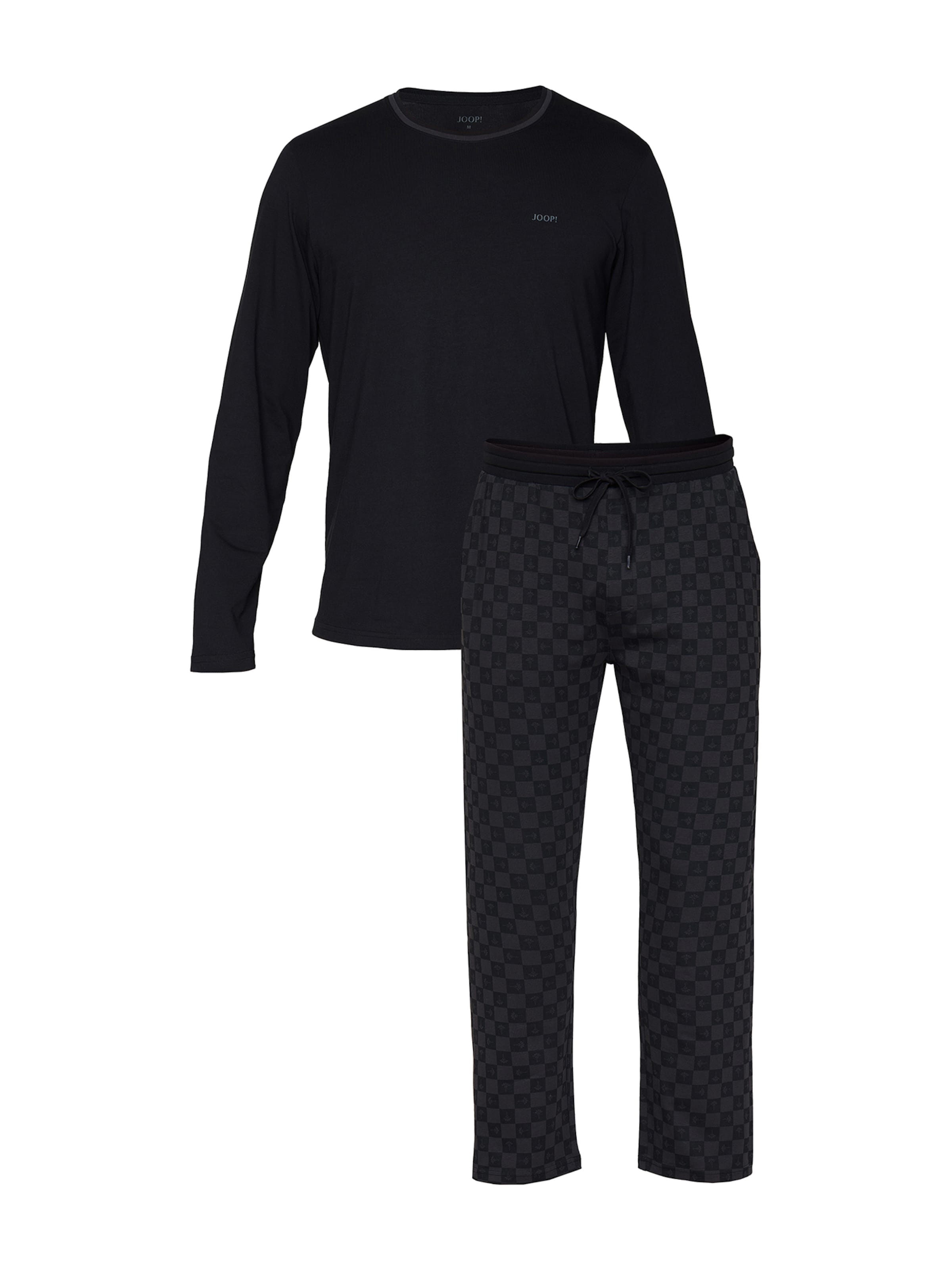 JOOP! Schlafanzug ' Loungewear ' in Schwarz: Vorderseite
