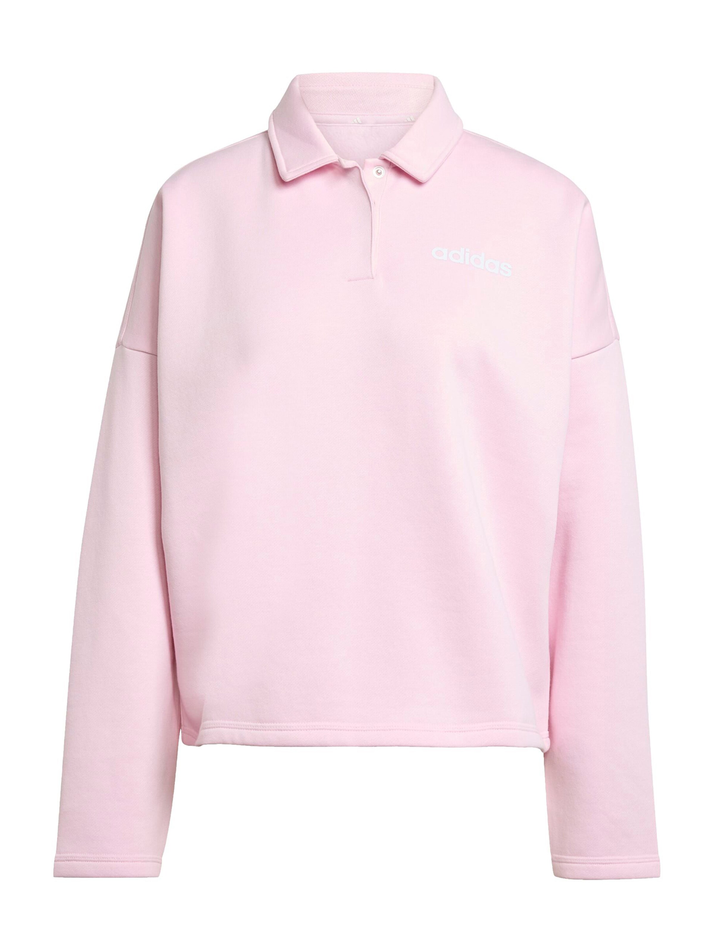 Hanorac sport de la ADIDAS SPORTSWEAR pe roz: față