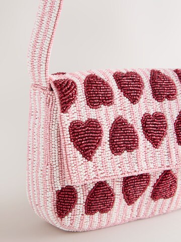 rožinė Next Rankinė ant peties 'Heart Beaded'