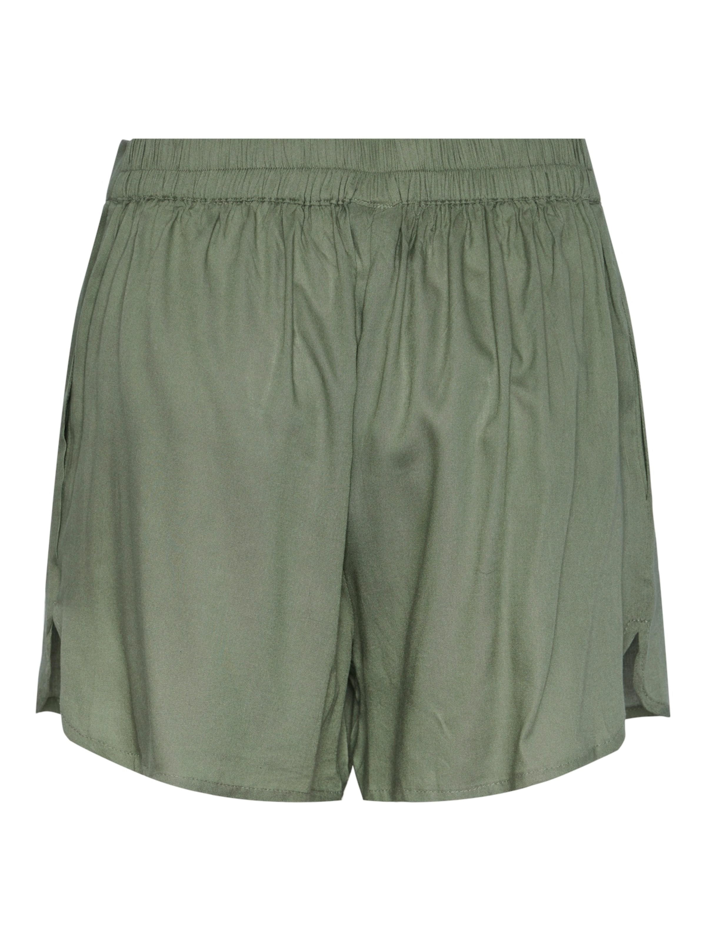 PIECES Loosefit Bukser 'NYA' i grøn