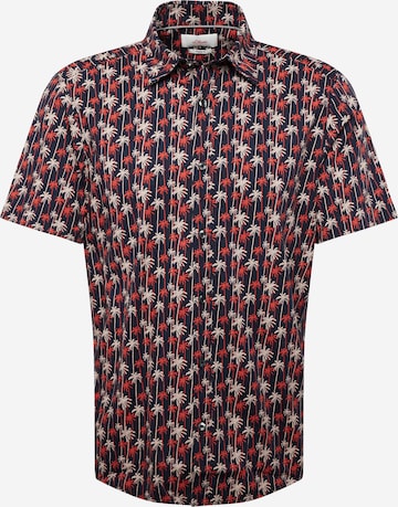s.Oliver Button Up Shirt in Blue: front