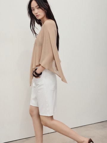 MANGO Regular Jeans 'CAMILLA' in White