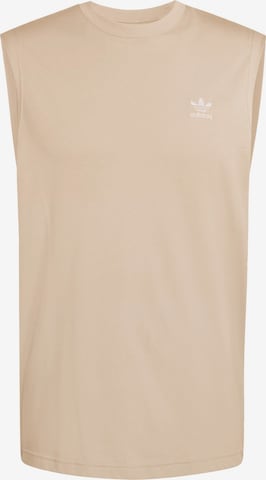 ADIDAS ORIGINALS Top 'Trefoil Essentials' in Beige: Vorderseite