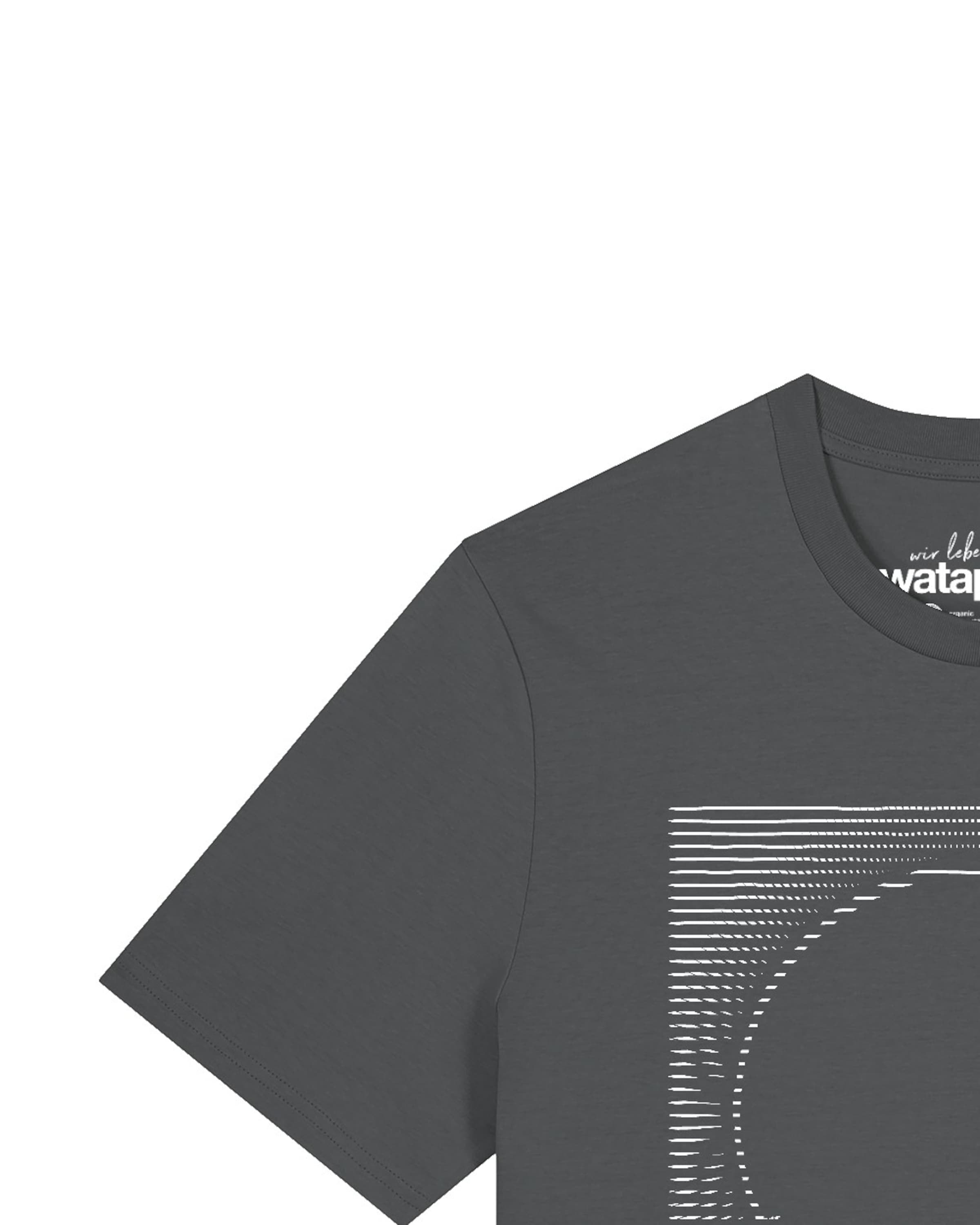 T-Shirt 'Sonnenfinsternis' Watapparel en gris