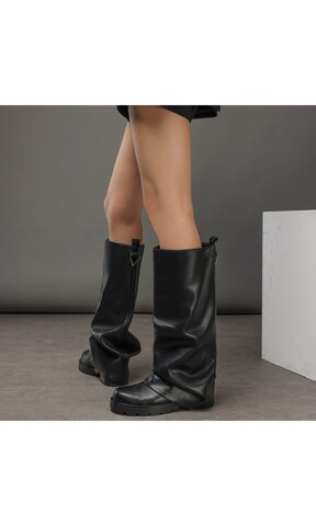 Ital-Design Boots in Schwarz: Vorderseite