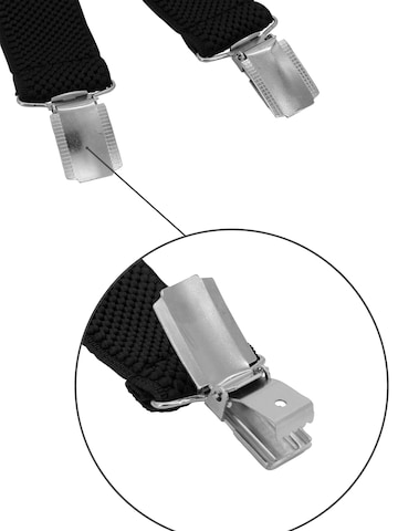 Fabio Farini Suspenders in Black