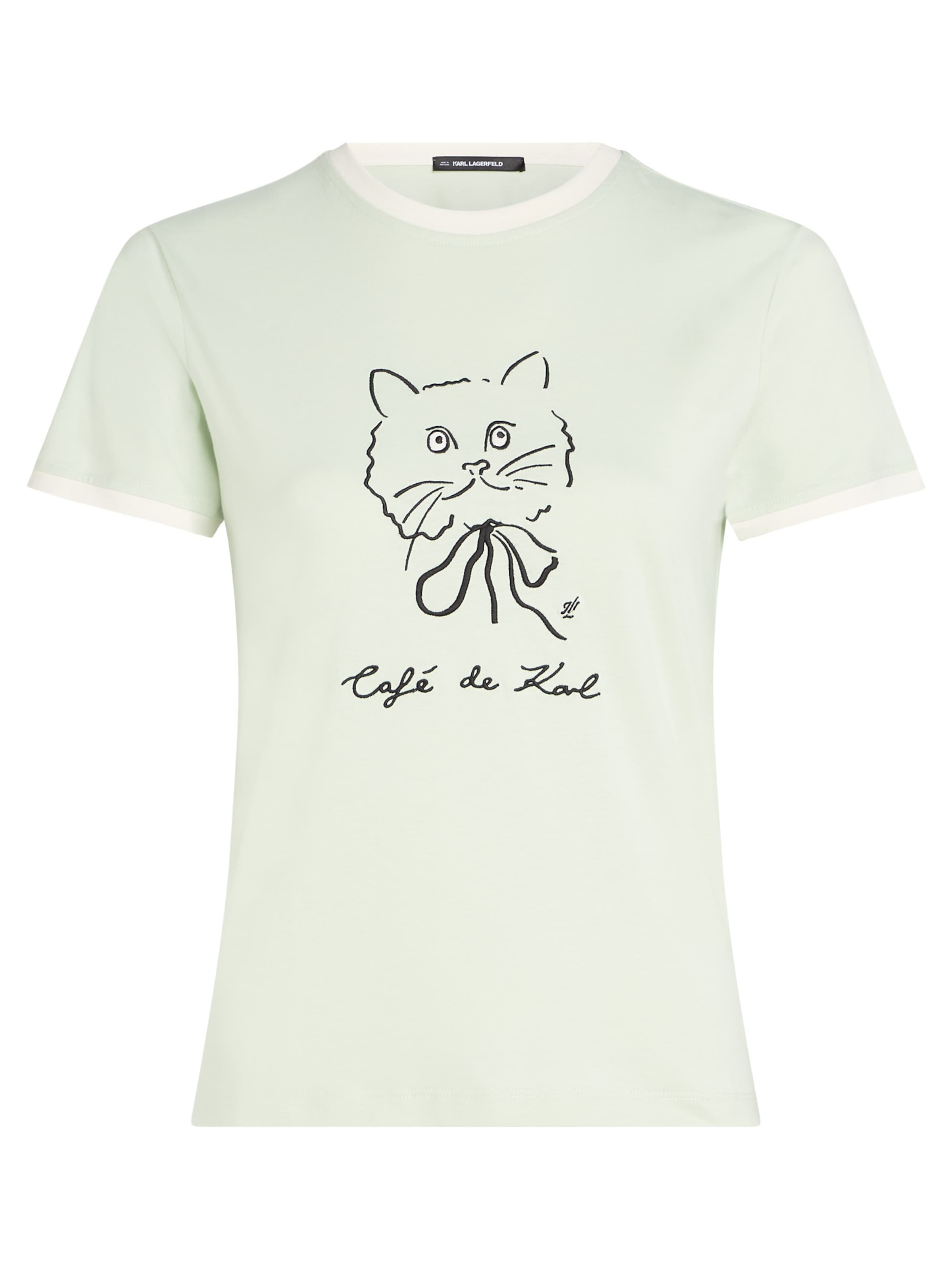 Karl LagerfeldMajica &#x27;KL x Jorge Parra&#x27; - bijela boja: prednji dio