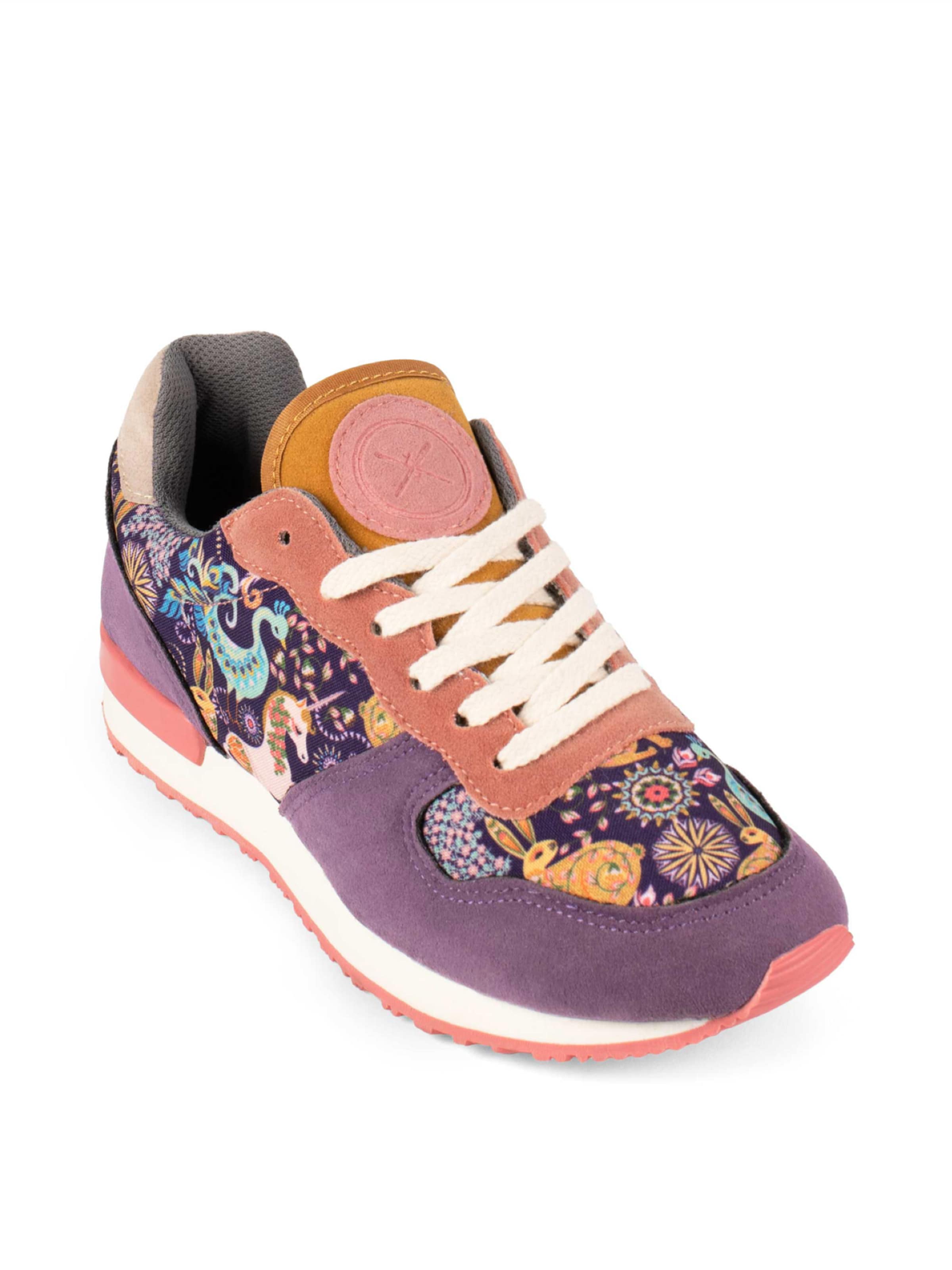 inkkas Sneaker low 'Inkkas Saola Vegan Sneaker – Veganer Damen-Sneaker mit Unicorn-Vibes'‌ in Mischfarben: Vorderseite
