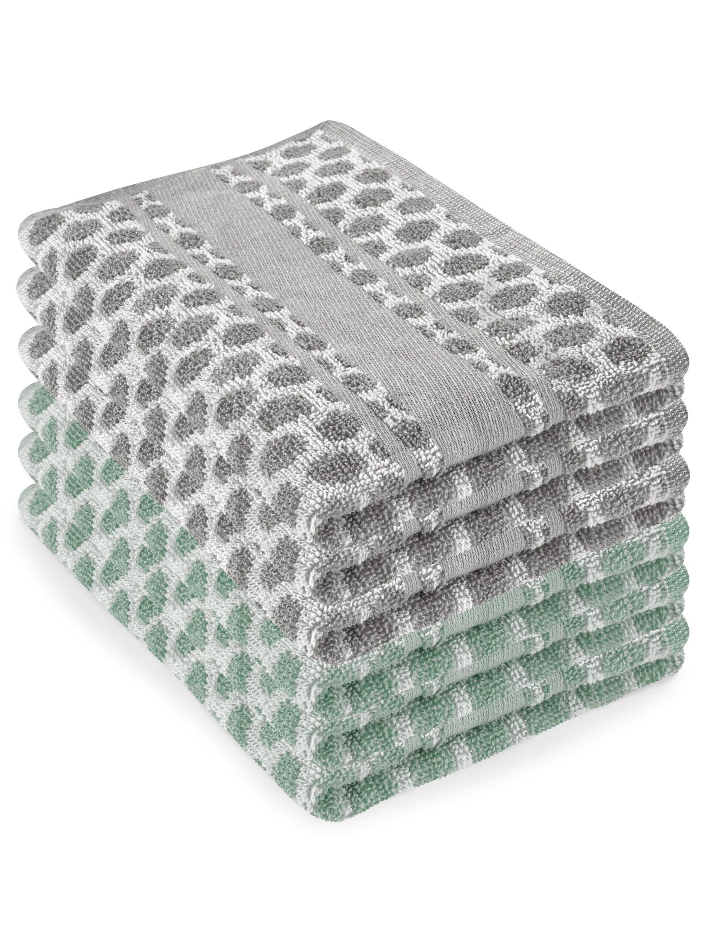 Aspero Vaatdoek in Grijs: voorkant