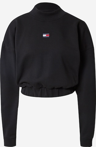 Tommy Jeans - Sudadera en negro: frente