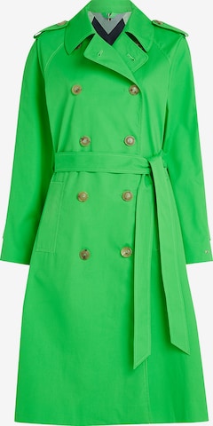 Manteau mi-saison TOMMY HILFIGER en vert : devant