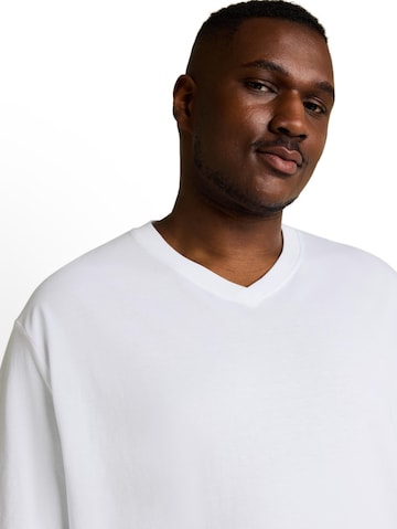 TOM TAILOR Men + Shirt in White